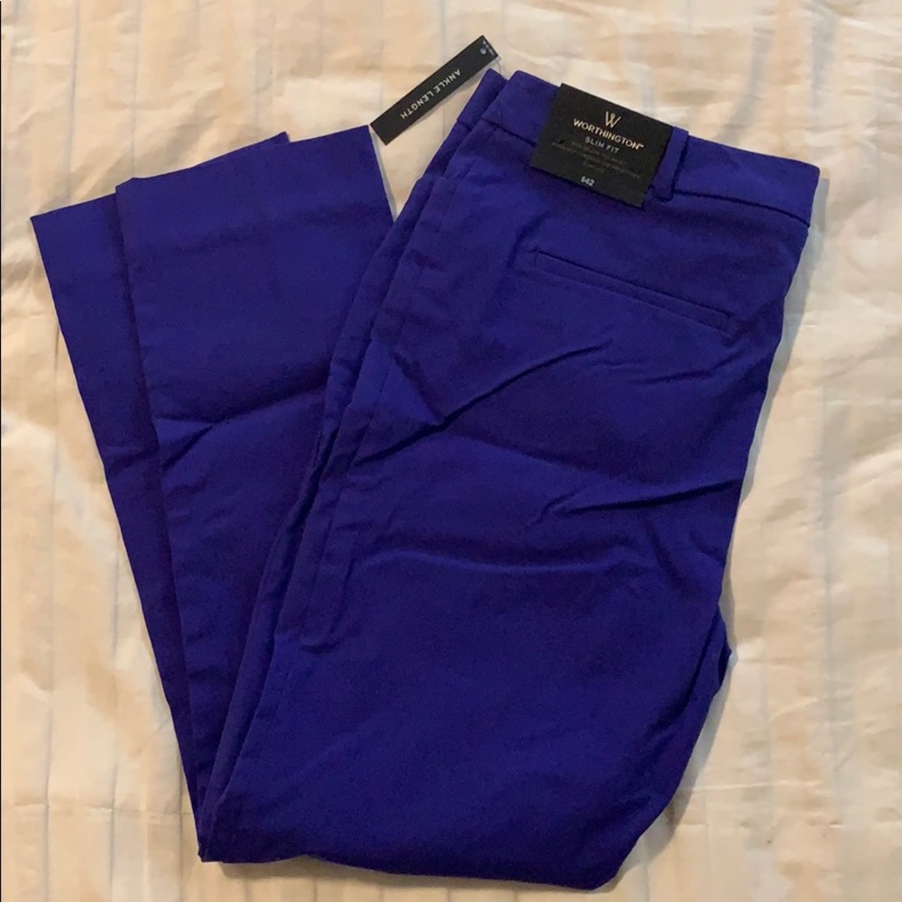 **NEW** Worthington slim fit ankle pants